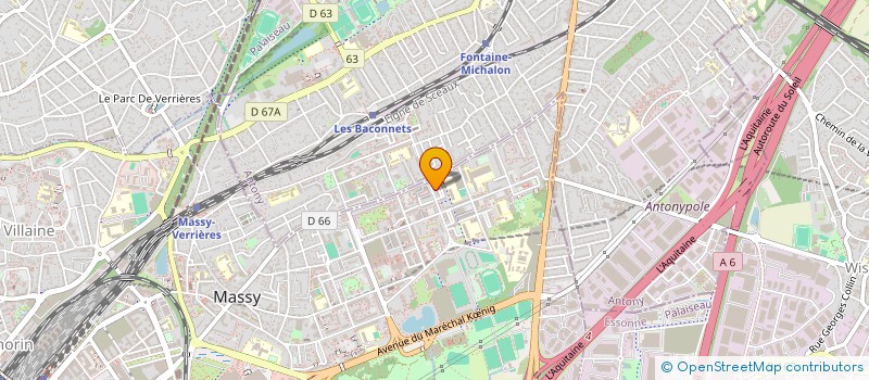 localisation de l'entreprise DOUM-DOUM TRANSPORT  MASSY