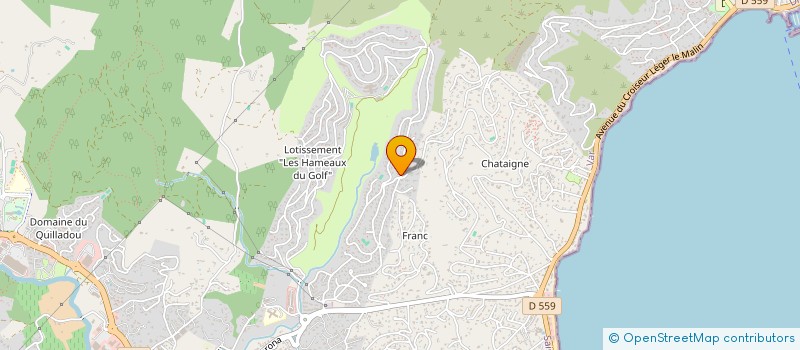localisation de l'entreprise DOUM'ELEC à SAINTE-MAXIME