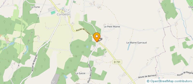localisation de l'entreprise DOUM'ELEC à CONDEON