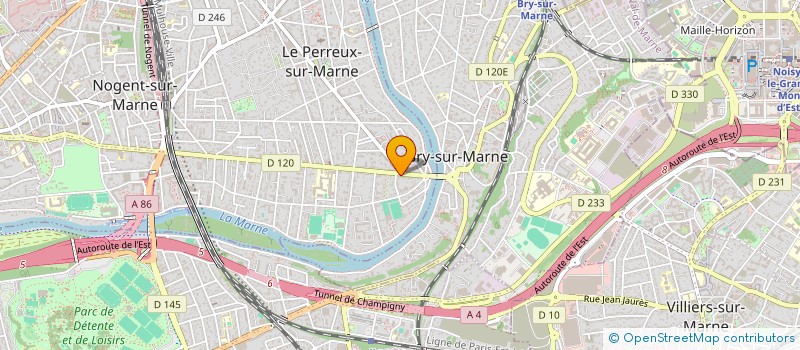 localisation de l'entreprise DOUM IMMO à LE PERREUX-SUR-MARNE