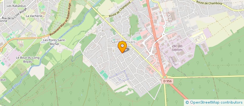 localisation de l'entreprise DOUM'S  SAINT-GERVAIS-LA-FORET