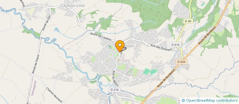 localisation de l'entreprise DOUMA  SAUVAGNON