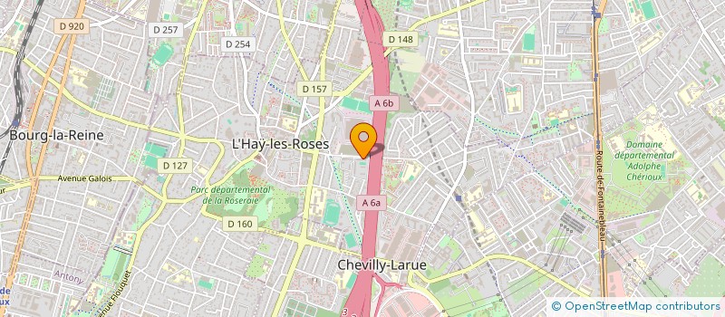 localisation de l'entreprise DOUMBIA  L'HAY-LES-ROSES