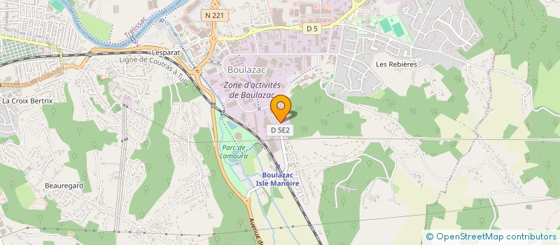 localisation de l'entreprise DOUMEN STOCKAGE  BOULAZAC ISLE MANOIRE