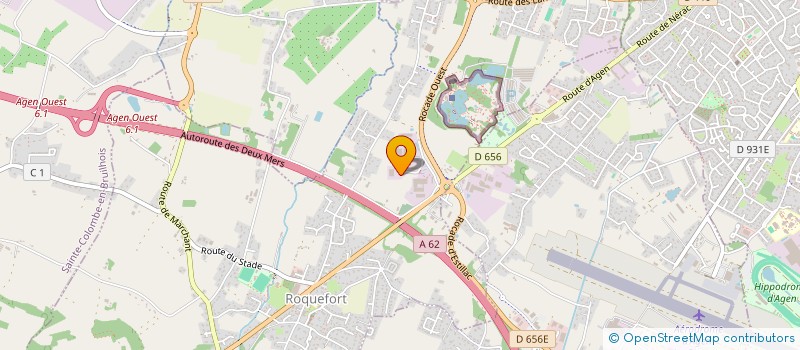 localisation de l'entreprise DOUMENC  IMMO  ROQUEFORT