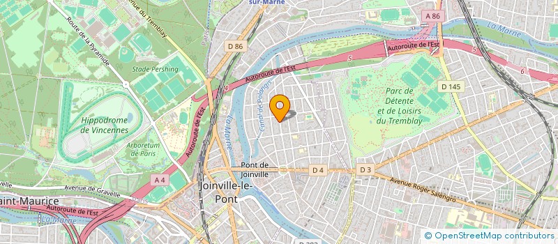 localisation de l'entreprise DOUMER 25 à JOINVILLE-LE-PONT