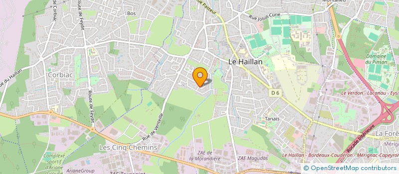 localisation de l'entreprise DOUMER  LE HAILLAN