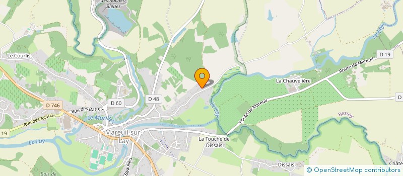 localisation de l'entreprise DOUMERET  MAREUIL-SUR-LAY-DISSAIS