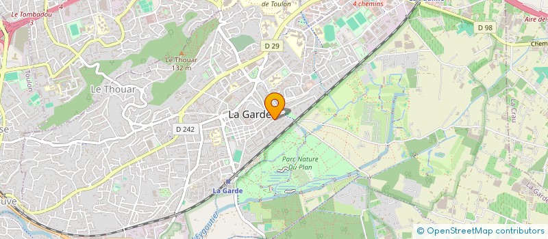 localisation de l'entreprise DOUMET à LA GARDE