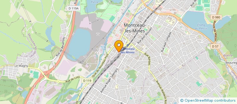 localisation de l'entreprise DOUMEZ CONSTRUCTION à MONTCEAU-LES-MINES