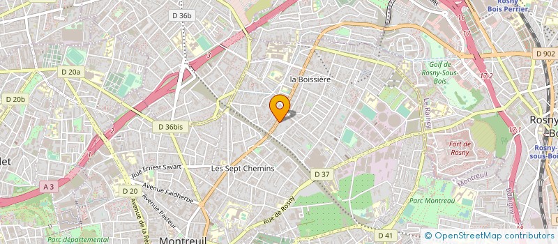 localisation de l'entreprise DOUMIC STUDIO  MONTREUIL