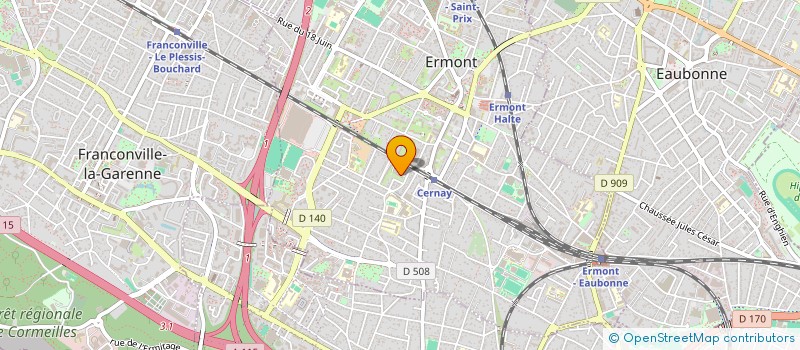 localisation de l'entreprise DOUMJA-CONSULTING à ERMONT
