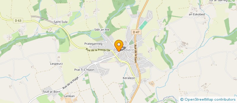 localisation de l'entreprise DOUMON  PLOMODIERN