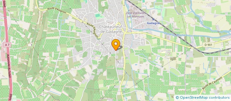 localisation de l'entreprise DOUNE  CHATEAUNEUF-DE-GADAGNE