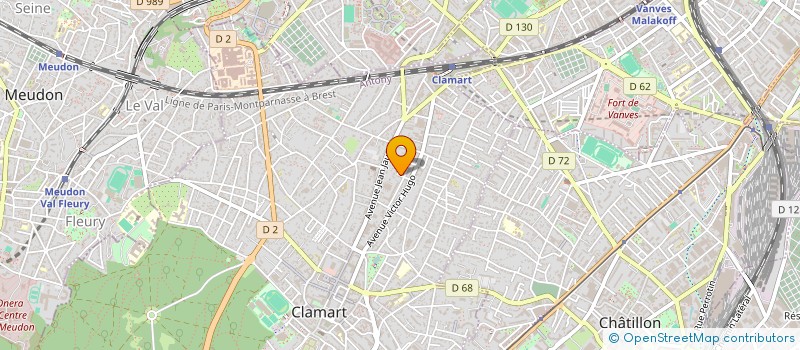 localisation de l'entreprise DOUNE ICS à CLAMART