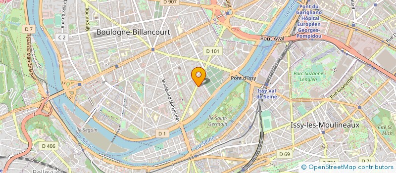 localisation de l'entreprise DOUNIA à BOULOGNE-BILLANCOURT