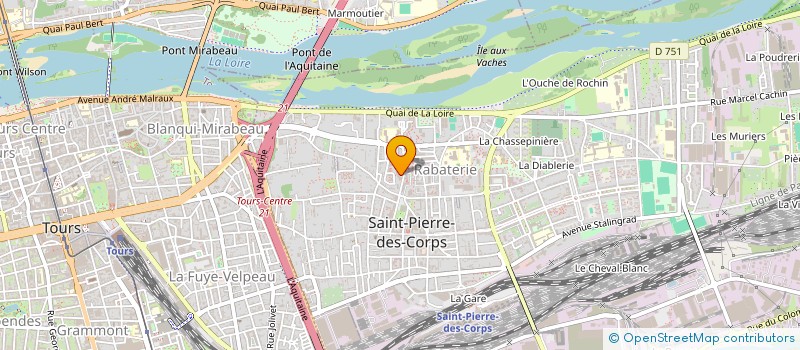 localisation de l'entreprise DOUNIA à SAINT-PIERRE-DES-CORPS