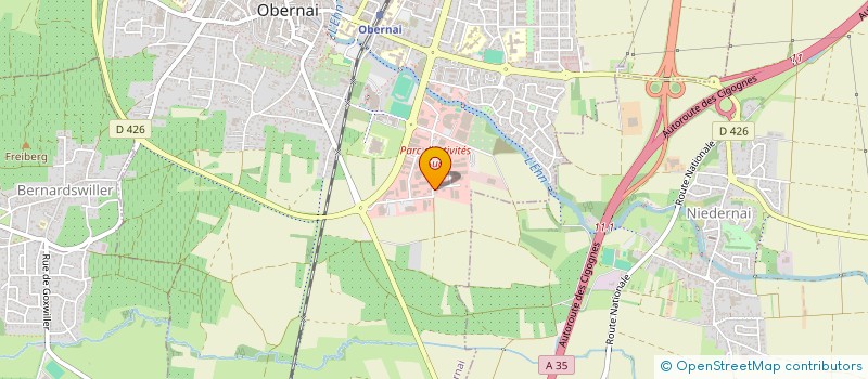 localisation de l'entreprise DOUNIAU 2AS à OBERNAI