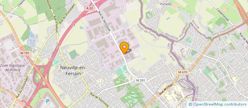 localisation de l'entreprise DOUNOR à NEUVILLE-EN-FERRAIN