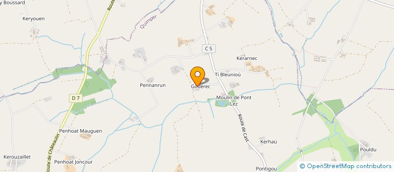 localisation de l'entreprise DOUR EIEN  QUEMENEVEN