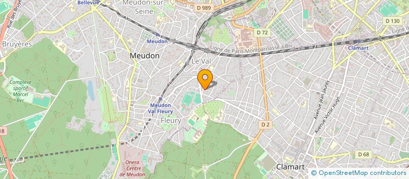 localisation de l'entreprise DOURAK PRODUCTION à MEUDON