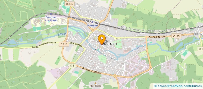localisation de l'entreprise DOURDAN ORIENT EXPRESS à DOURDAN