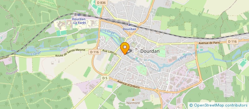 localisation de l'entreprise DOURDANNAISE D'INSTALLATIONS D'EQUIPEMENTS ET DE SERVICES ELECTRIQUES à DOURDAN
