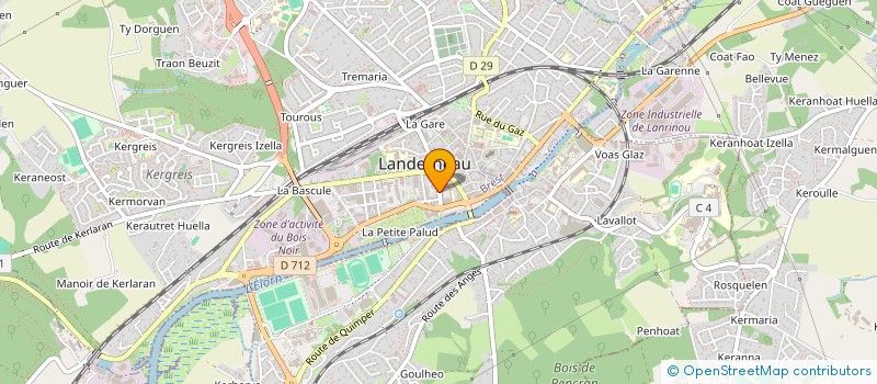 localisation de l'entreprise DOURDON PAYS LANDERNEAU DAOULAS à LANDERNEAU