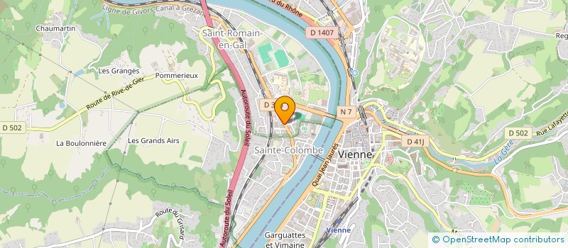 localisation de l'entreprise DOUREV  SAINT-ROMAIN-EN-GAL