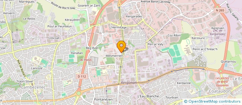 localisation de l'entreprise DOURGWEN à BREST