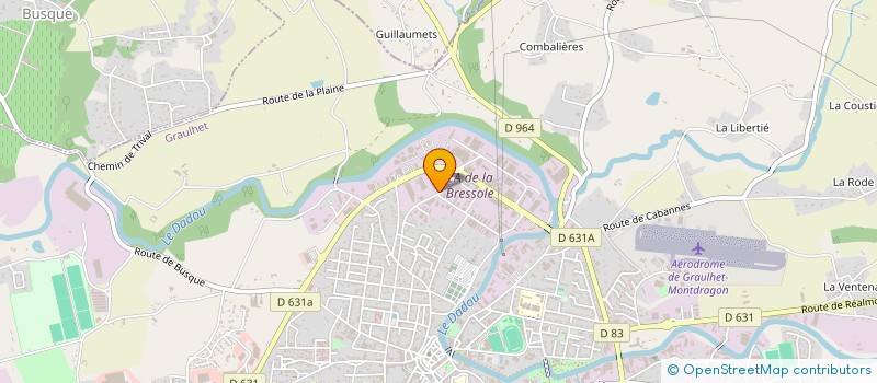 localisation de l'entreprise DOURIC  GRAULHET