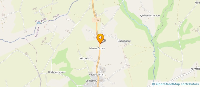 localisation de l'entreprise DOURMAP CORNOUAILLE  SAINT-EVARZEC