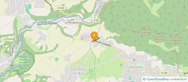 localisation de l'entreprise DOURON REGIS à LA MURETTE