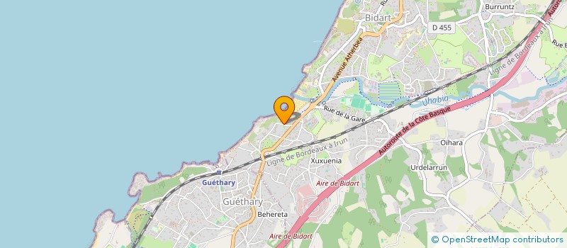 localisation de l'entreprise DOURS MARGAUX à BIDART