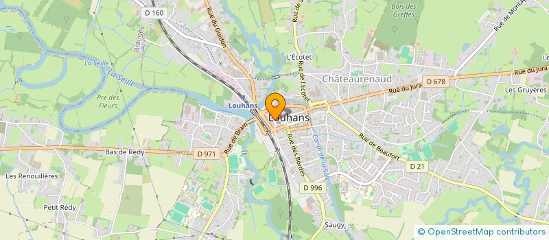 localisation de l'entreprise DOURY AURORE à LOUHANS