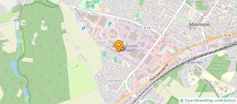 localisation de l'entreprise DOURYS à COIGNIERES