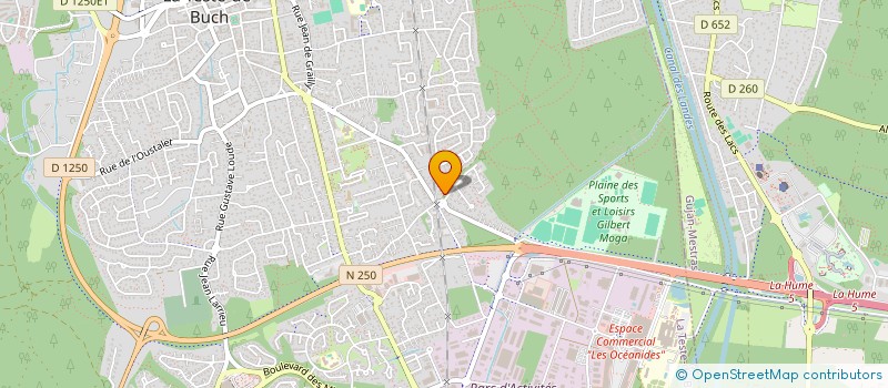 localisation de l'entreprise DOUSOLEIL à LA TESTE-DE-BUCH