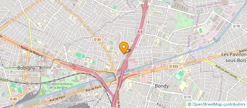 localisation de l'entreprise DOUSS COIFFURE  BOBIGNY