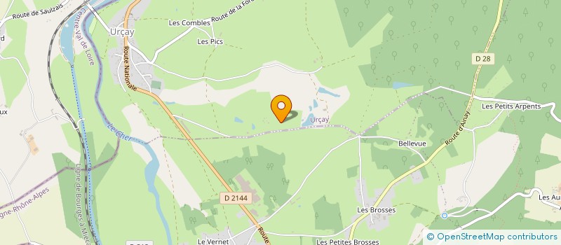 localisation de l'entreprise DOUSSET  URCAY