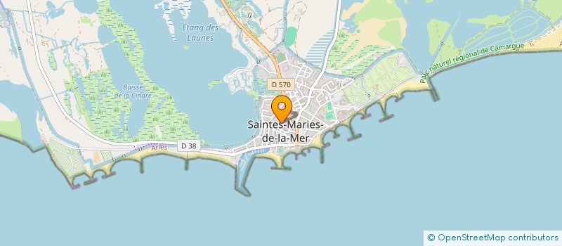 localisation de l'entreprise DOUSSET MONIQUE à SAINTES-MARIES-DE-LA-MER