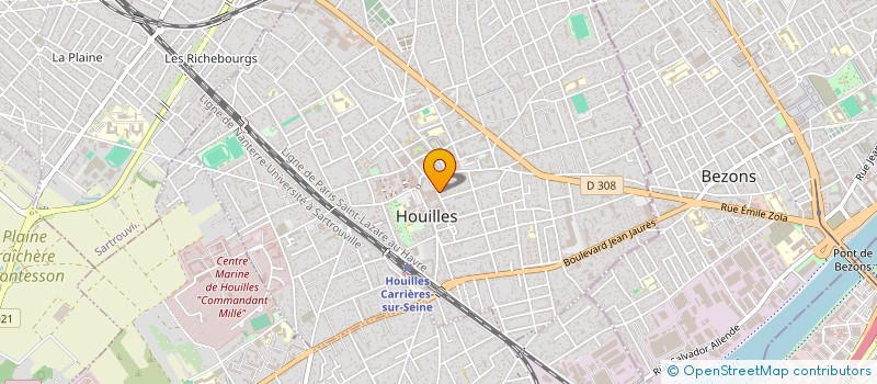 localisation de l'entreprise DOUSSIKA à HOUILLES