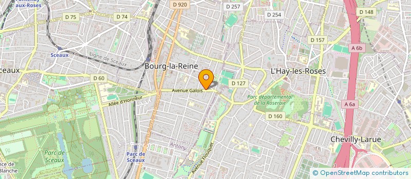 localisation de l'entreprise DOUSSOT CELINE ET DOILLON AURELIEN à BOURG-LA-REINE