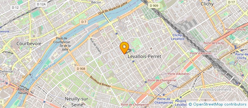 localisation de l'entreprise DOUSTAN à LEVALLOIS-PERRET