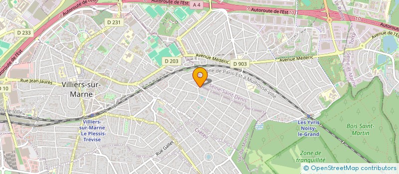 localisation de l'entreprise DOUTKIDA à VILLIERS-SUR-MARNE