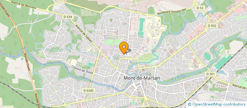 localisation de l'entreprise DOUTRE MER DES LANDES à MONT-DE-MARSAN