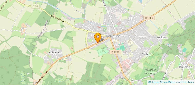 localisation de l'entreprise DOUV  DOUVAINE