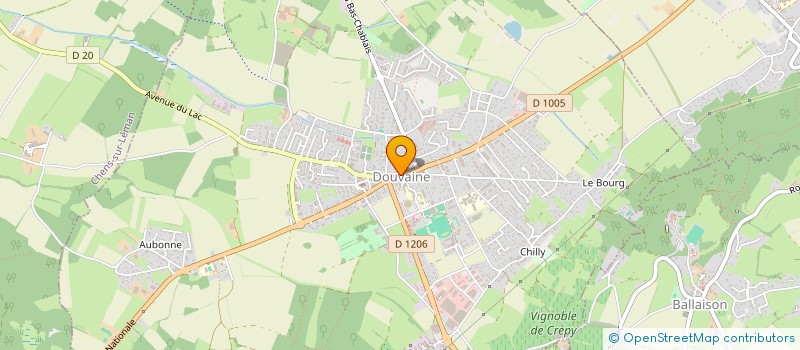localisation de l'entreprise DOUVAINE ANIMATIONS à DOUVAINE