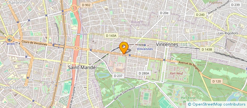 localisation de l'entreprise DOUVDEVAN à VINCENNES