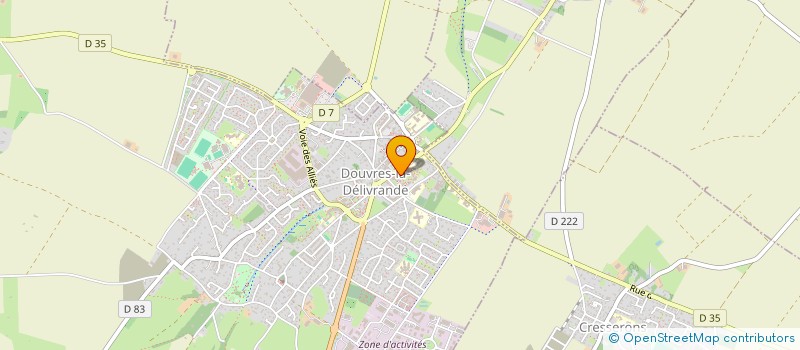 localisation de l'entreprise DOUVRES AUTO MOTO ECOLE à DOUVRES-LA-DELIVRANDE