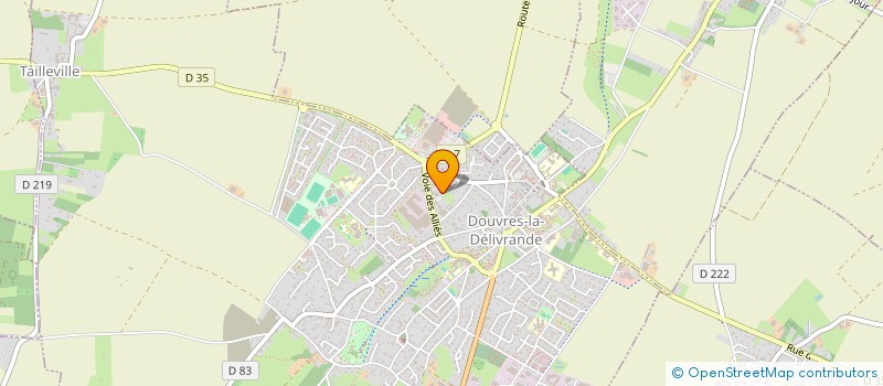 localisation de l'entreprise DOUVRES DISTRIBUTION à DOUVRES-LA-DELIVRANDE